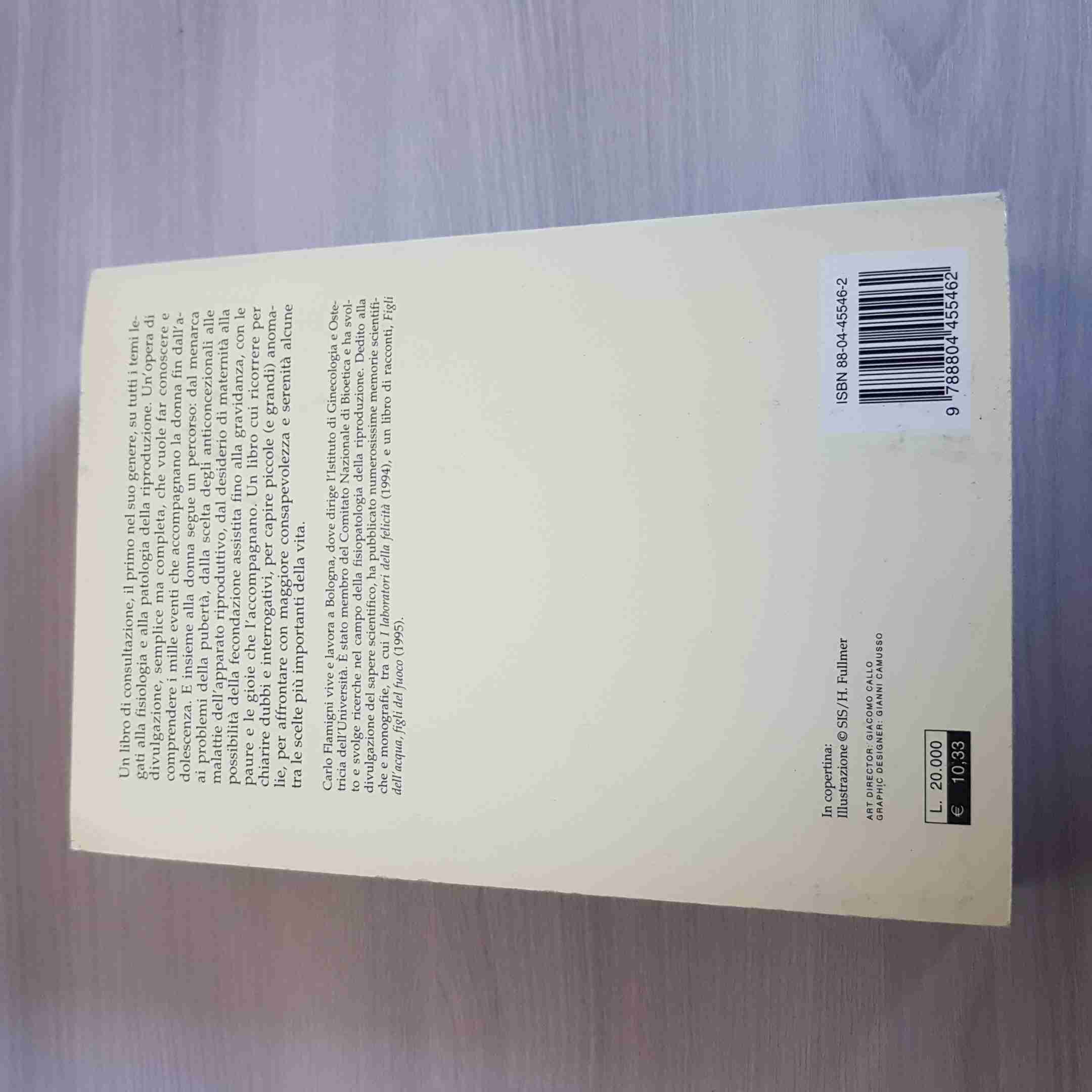 IL LIBRO DELLA PROCREAZIONE maternit&agrave; fecondazione CARLO FLAMIGNI - MONDADORI