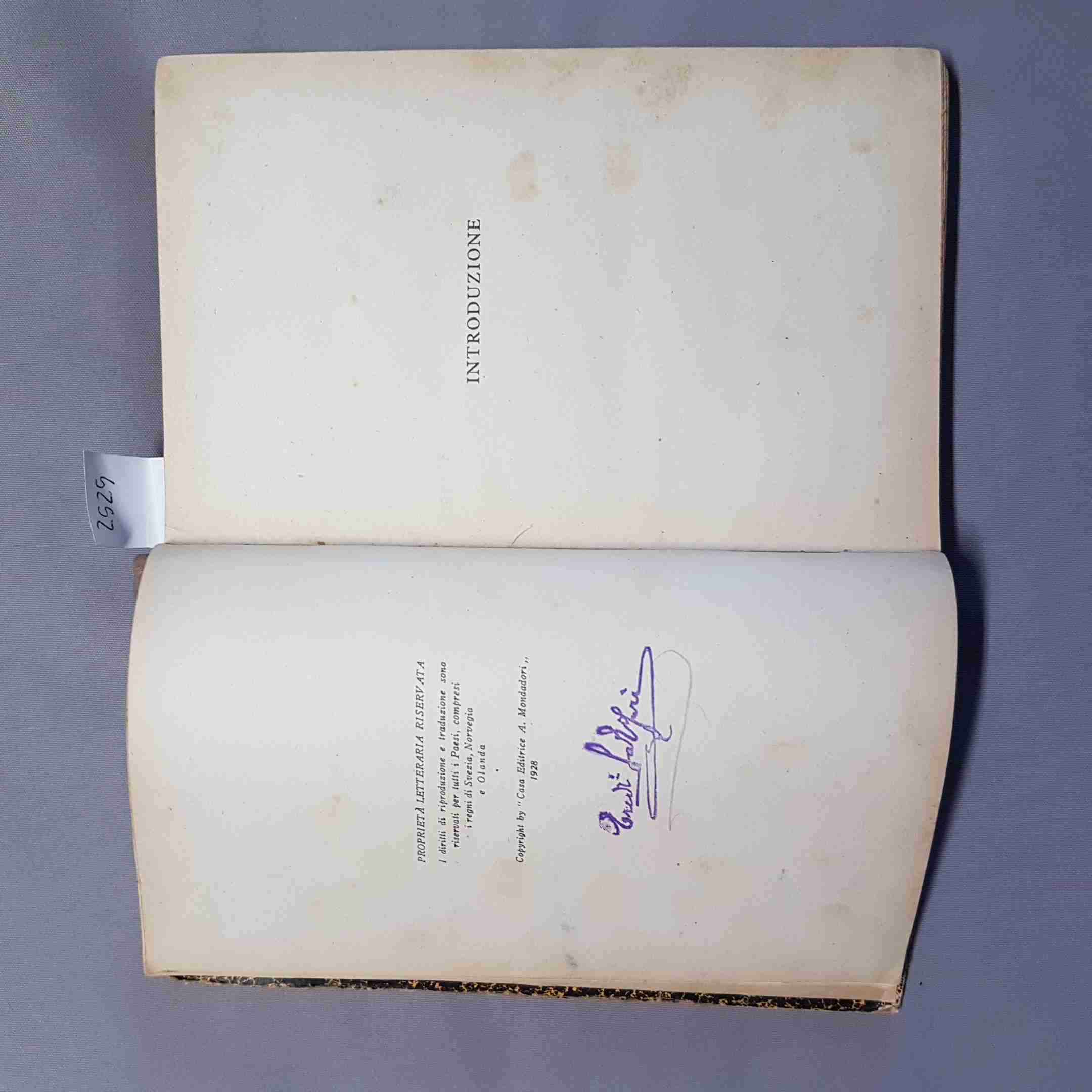 Emilio Salgari Mes Mémoires 1928 Mondadori Preface Yambo illustre Aimé