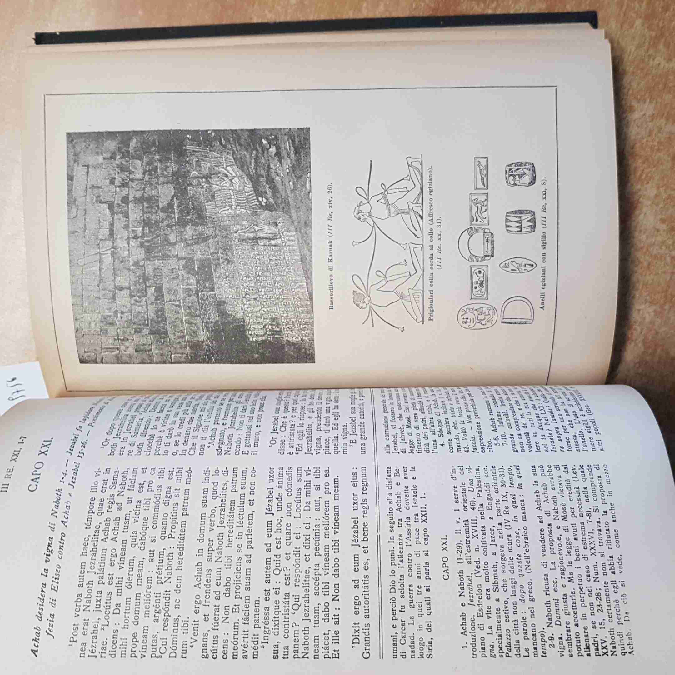 LA SACRA BIBBIA VECCHIO TESTAMENTO III e IV dei re Paralipomeni 1 e 2 SALES 1939