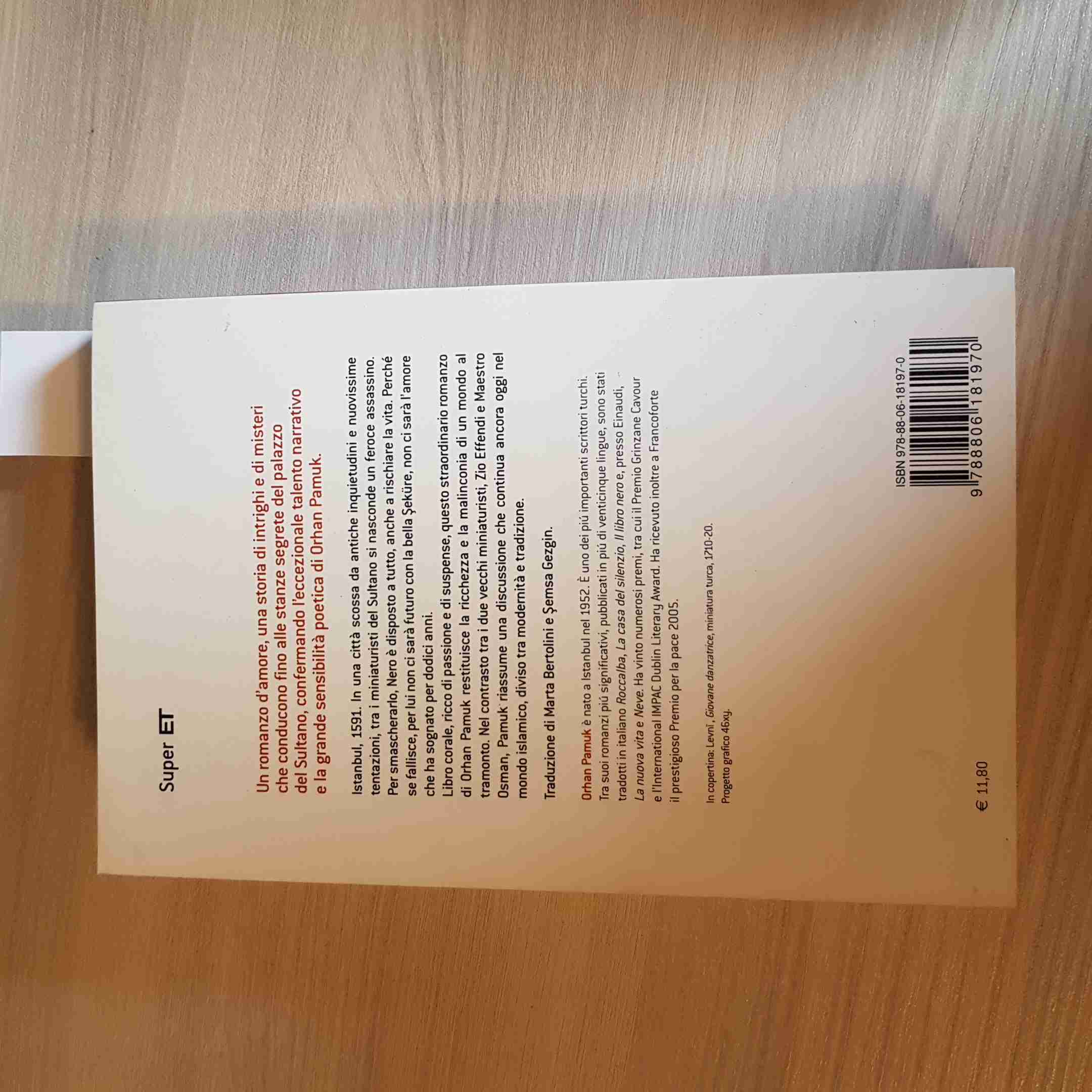 IL MIO NOME E\' ROSSO - ORHAN PAMUK - EINAUDI - 2007 letteratura turca