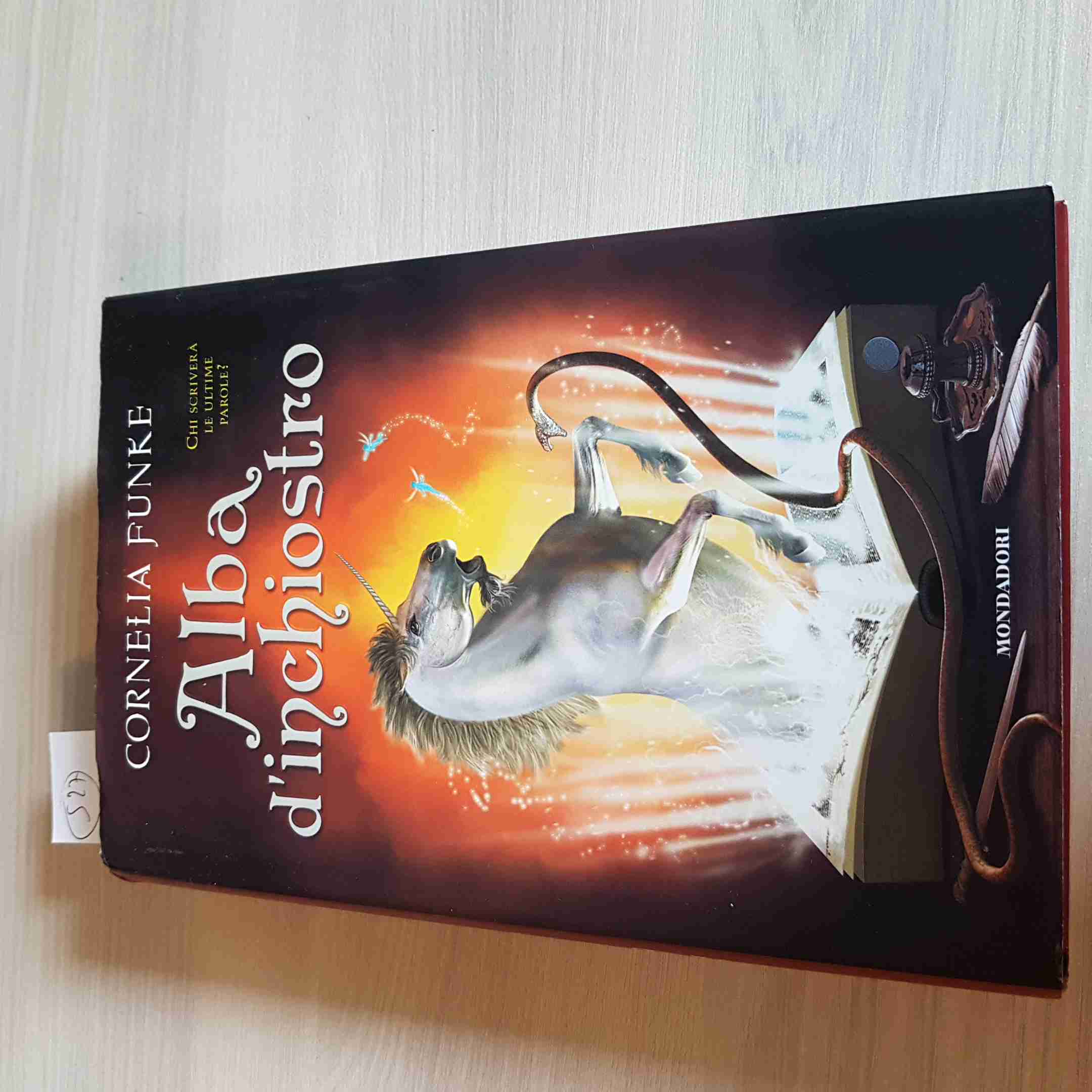 ALBA D\'INCHIOSTRO - CORNELIA FUNKE - MONDADORI - MONDADORI 2008 prima edizione