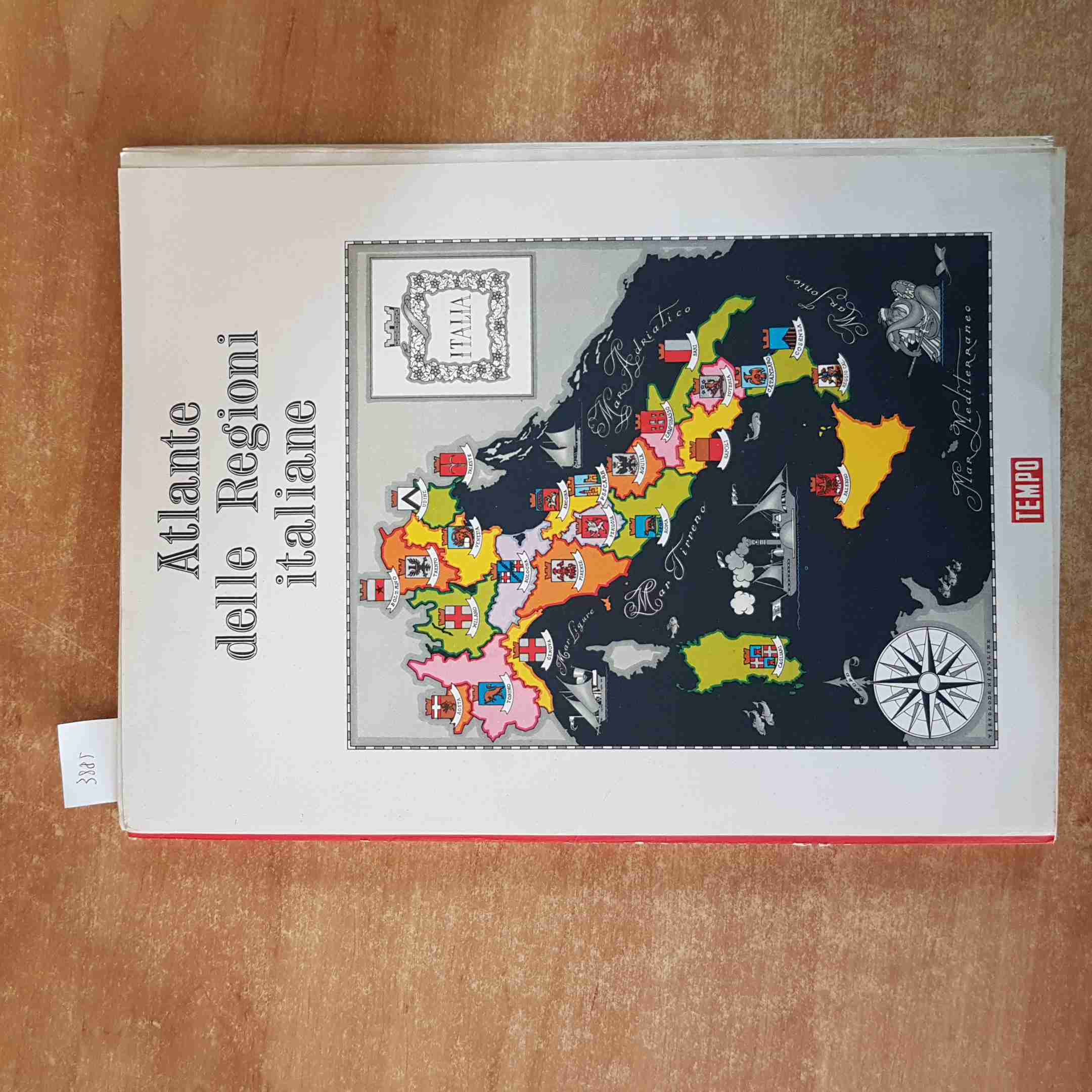 ATLANTE DELLE REGIONI ITALIANE 1970 TEMPO 20 tavole a colori + 16 pagine