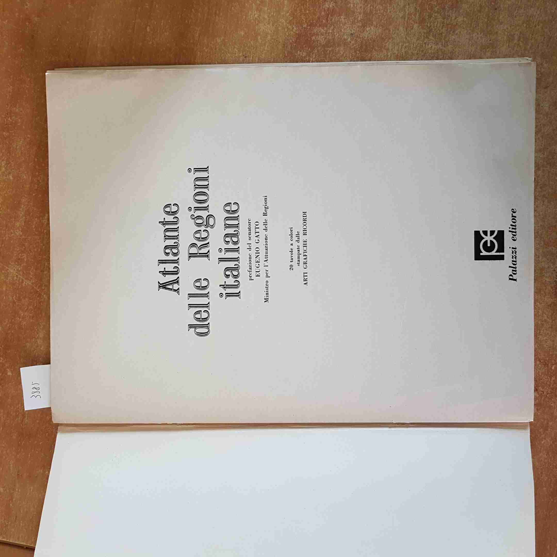 ATLANTE DELLE REGIONI ITALIANE 1970 TEMPO 20 tavole a colori + 16 pagine