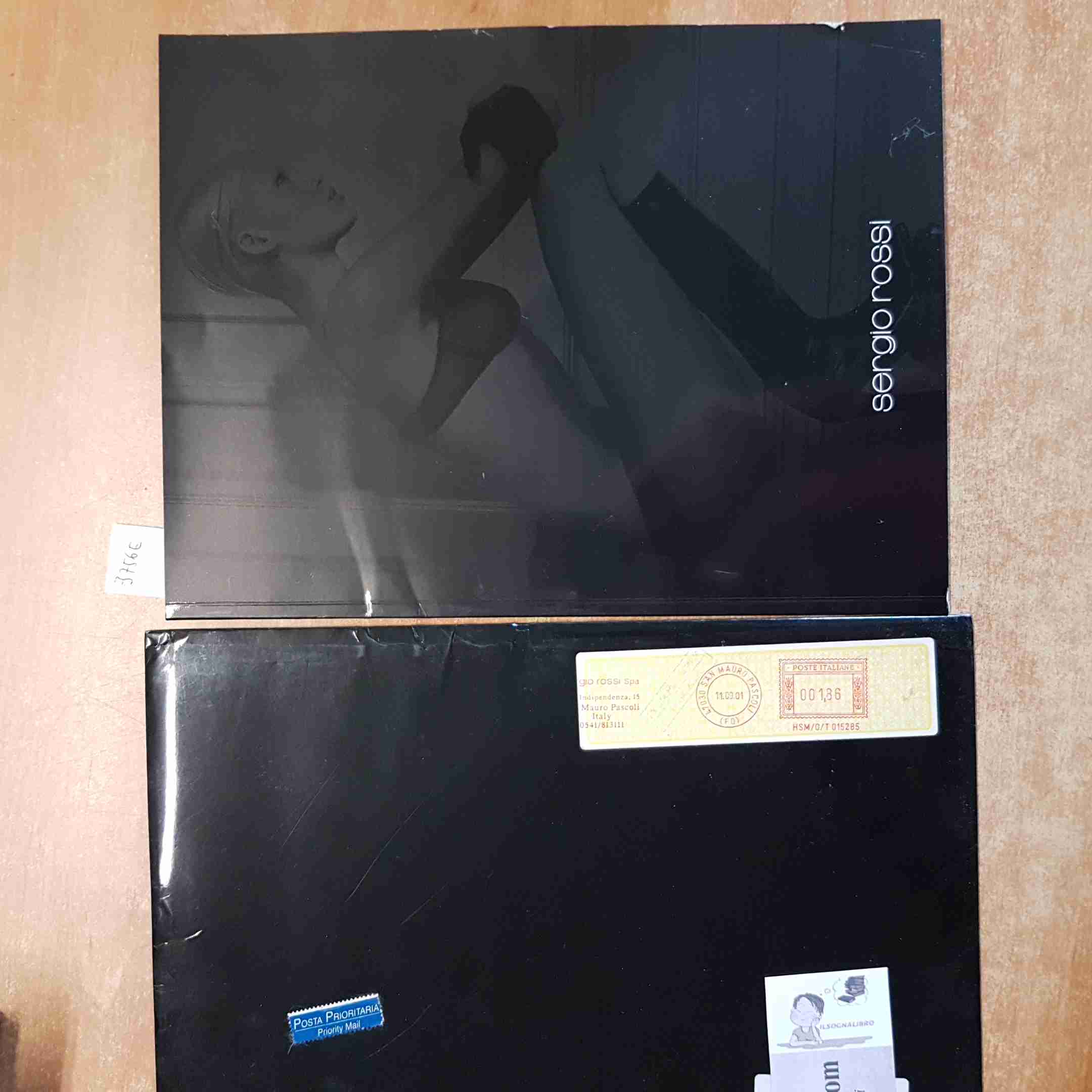 CATALOGO SCARPE E ACCESSORI SERGIO ROSSI 2001 san mauro pascoli CARTA LUCIDA