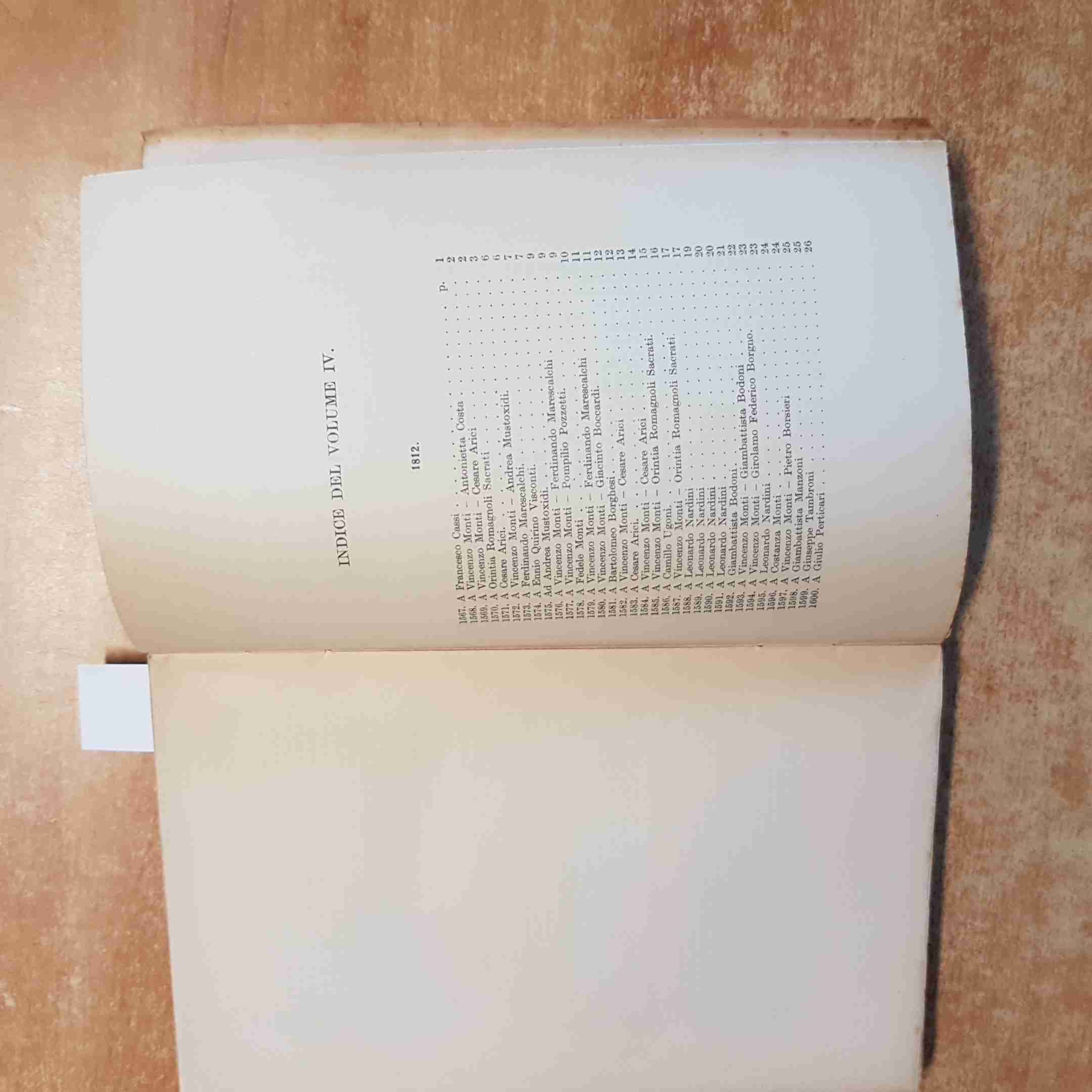 Vincenzo Monti Volume Quatrième 1929 Le Monnier Alfonso Bertoldi