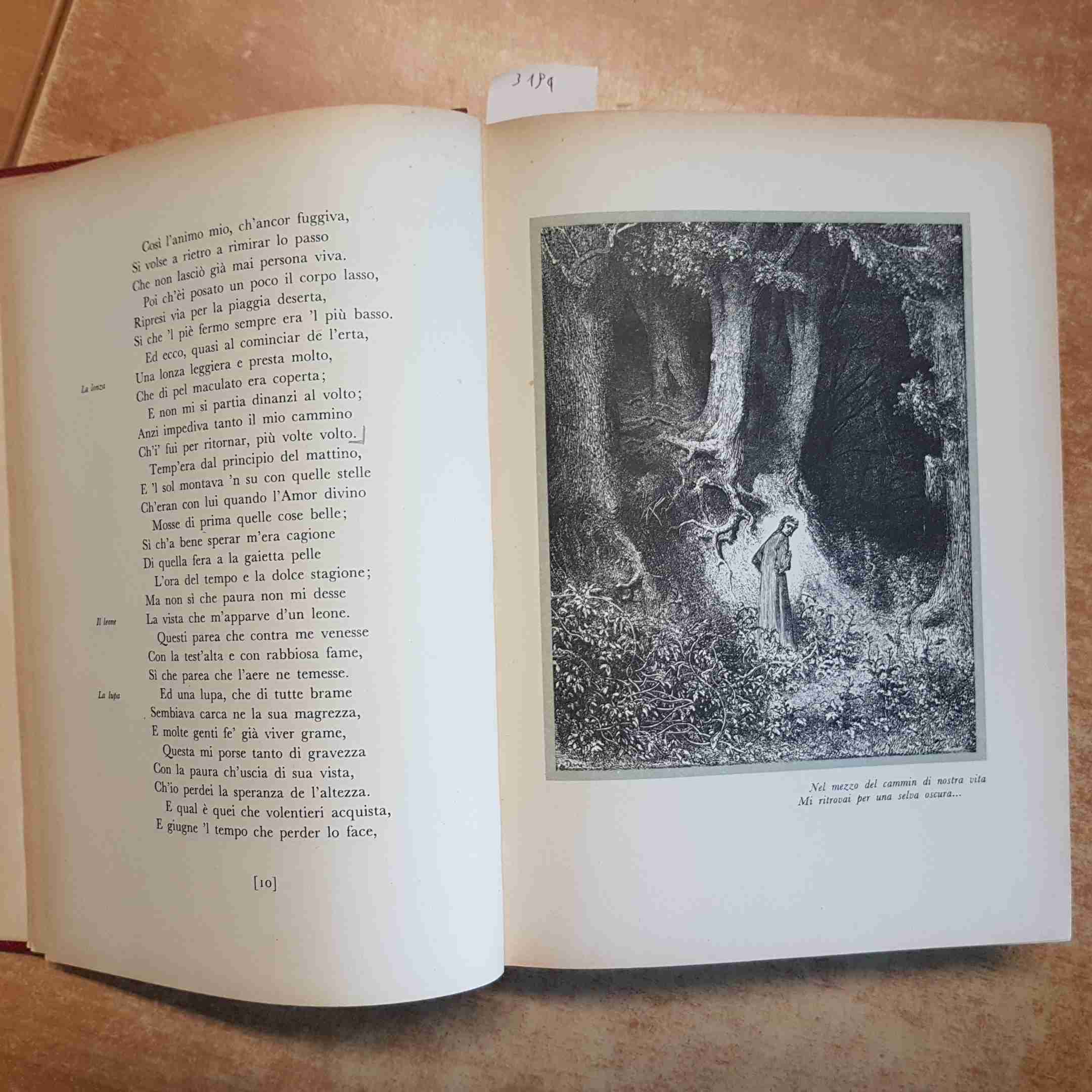 DANTE ALIGHIERI - THE DIVINE COMEDY - ILLUSTRATIONS DORE\' - MONDADORI - 1954