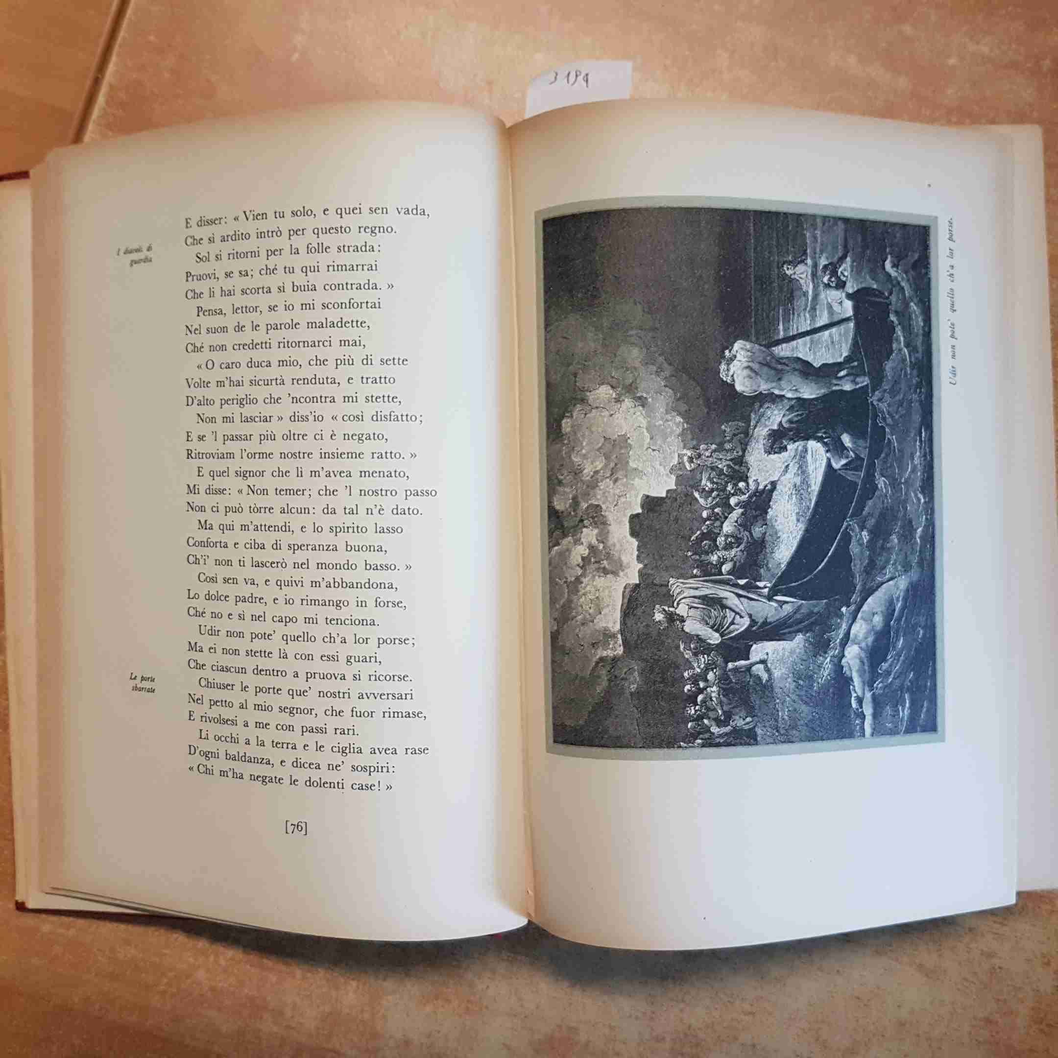 DANTE ALIGHIERI - THE DIVINE COMEDY - ILLUSTRATIONS DORE\' - MONDADORI - 1954