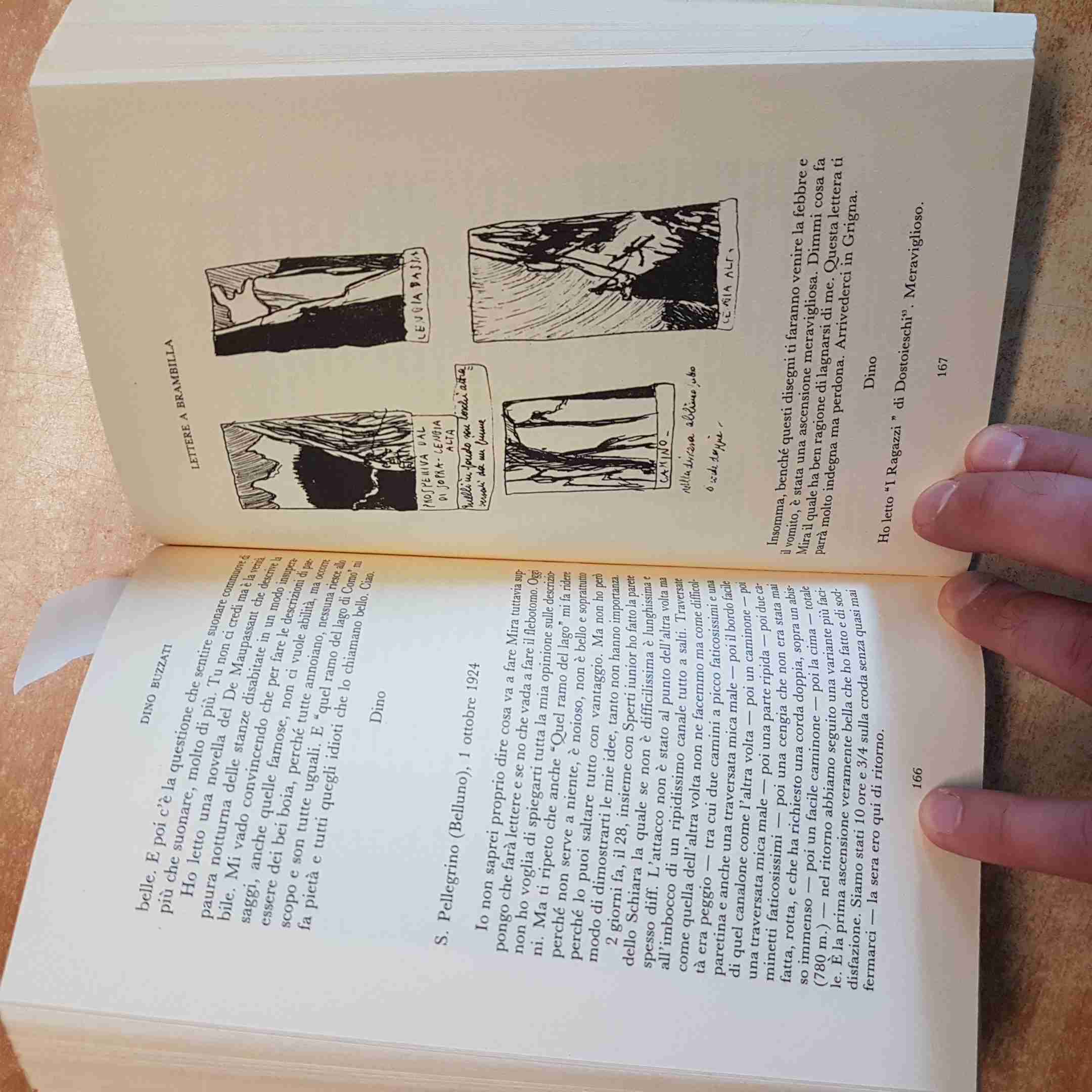 DINO BUZZATI - LETTERE A BRAMBILLA - DE AGOSTINI 1985 ILLUSTRATO