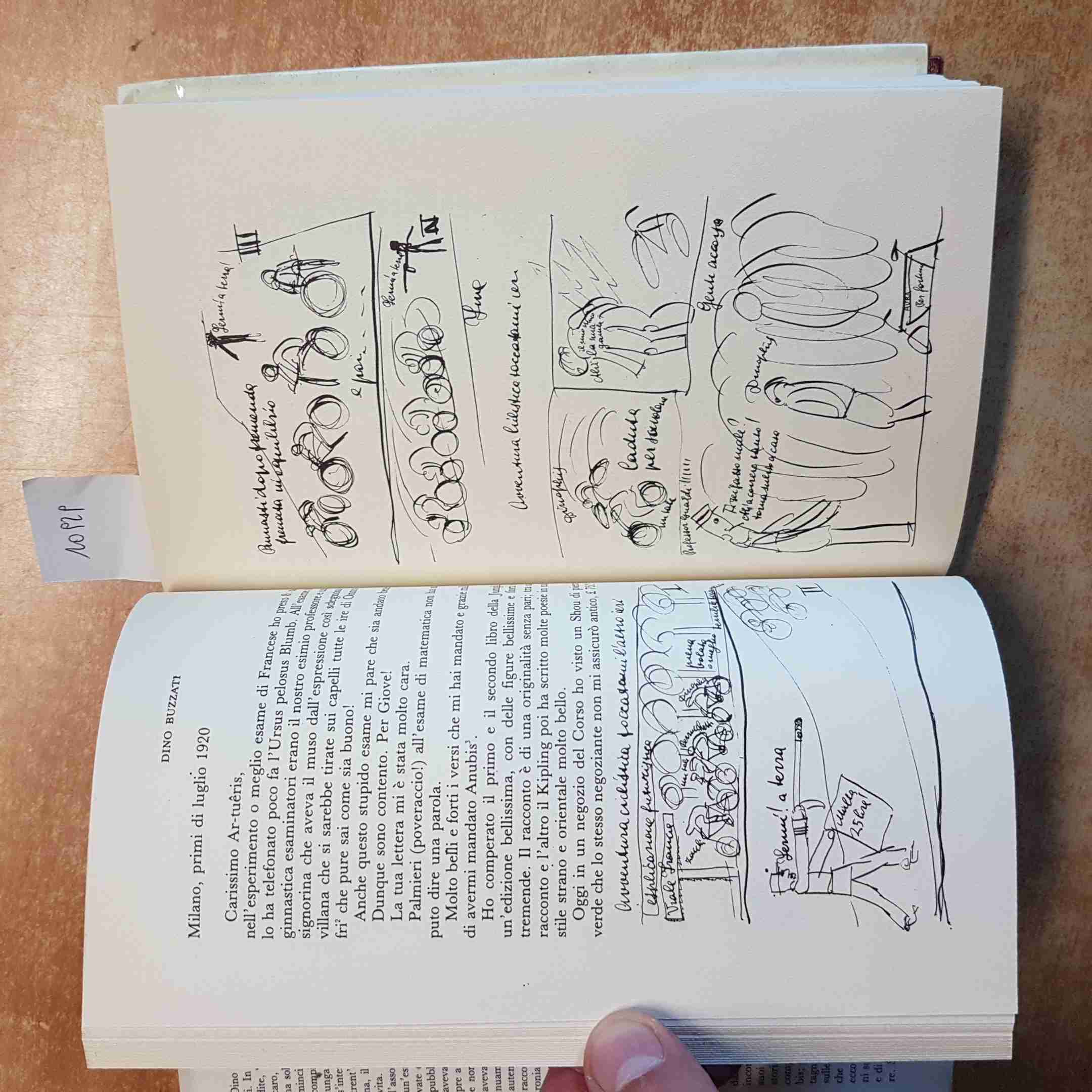 DINO BUZZATI - LETTERE A BRAMBILLA - DE AGOSTINI 1985 ILLUSTRATO