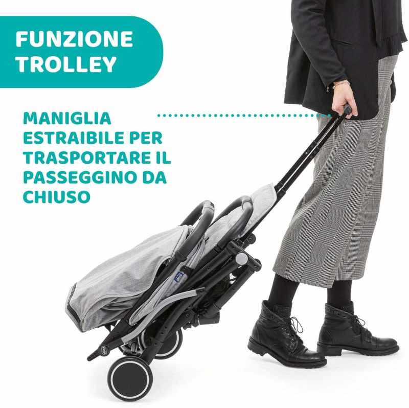 PASSEGGINO TROLLEYME LIGHT GREY