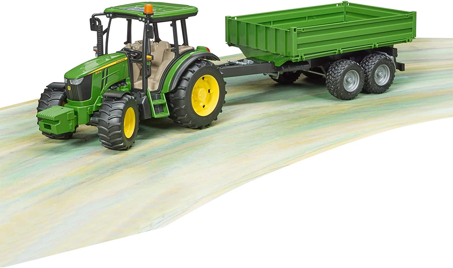  JOHN DEERE 5115M CON RIMORCHIO - 2108