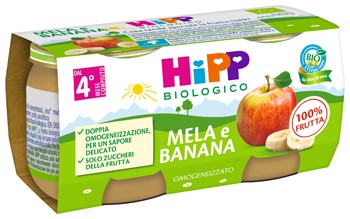 OMO MELA E BANANA 100% 2X80G