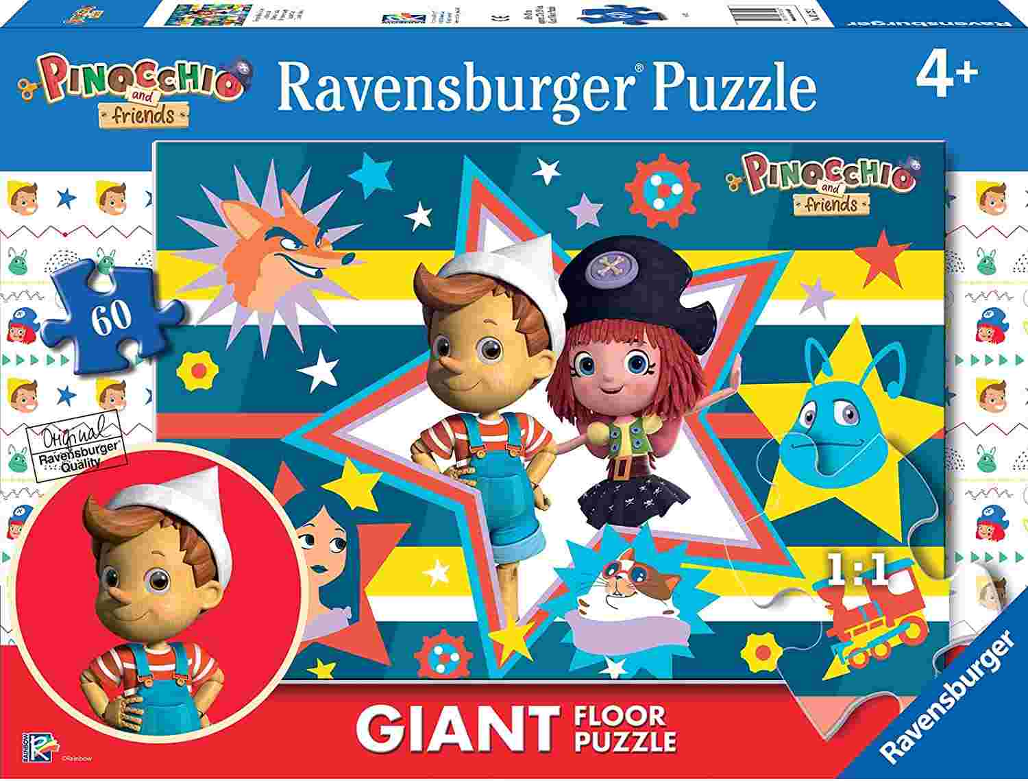 PUZZLE 60 PZ. GIANT - PINOCCHIO - 03125 2