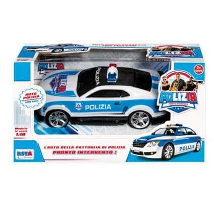 RC AUTO POLIZIA C/LUCI 1:18