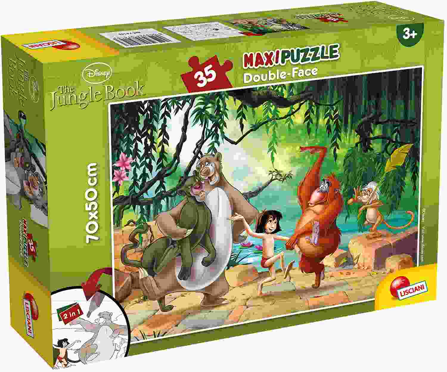 DISNEY PUZZLE DF MAXI FLOOR 35 JUNGLE BOOK