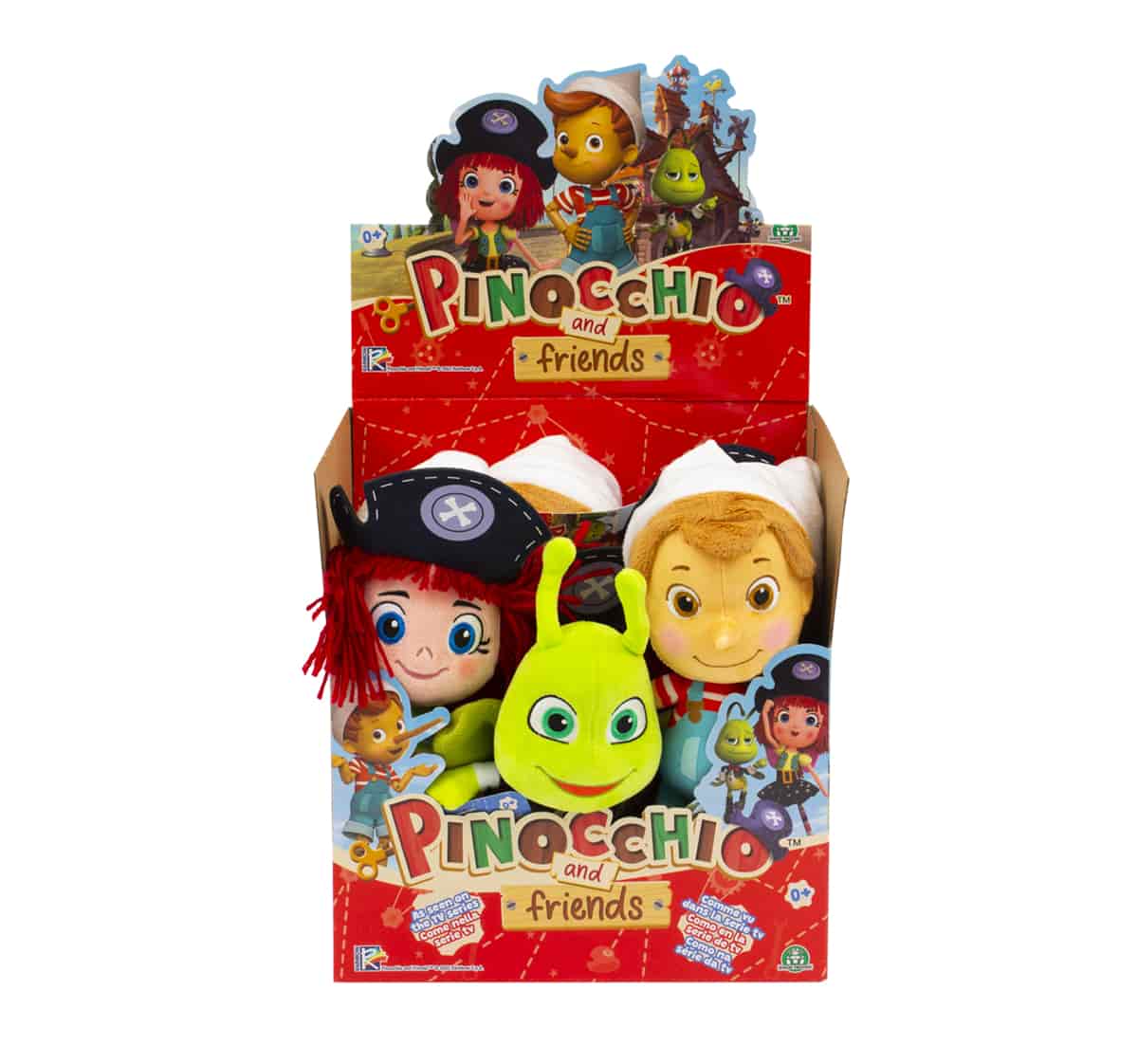 PINOCCHIO - PLUSH 25 CM ASSORTITI IN CDU