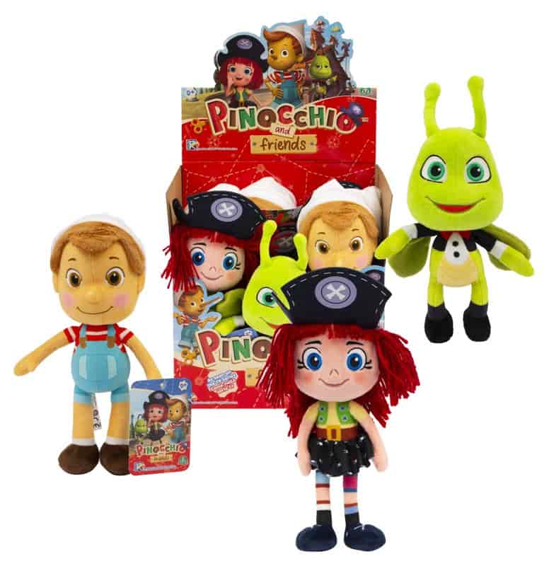 PINOCCHIO - PLUSH 25 CM ASSORTITI IN CDU