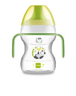 LEARN TO DRINK CUP 190 ML CON EXTRA SOFT SPOUT E MANICI