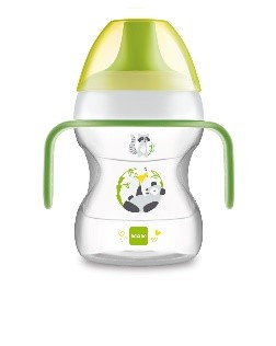 LEARN TO DRINK CUP 190 ML CON EXTRA SOFT SPOUT E MANICI