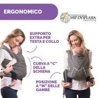 BOPPY COMFYFIT EVOLUTION BABYCARR GRIGIO