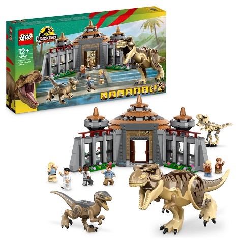 JURASSIC WORLD - CENTRO VISITATORI: LATTACCO DEL T. REX E DEL RAPTOR - 76961