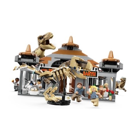 JURASSIC WORLD - CENTRO VISITATORI: LATTACCO DEL T. REX E DEL RAPTOR - 76961