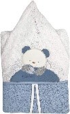ACCAPPATOIO PONCHO SPUGNA COLORE CIELO