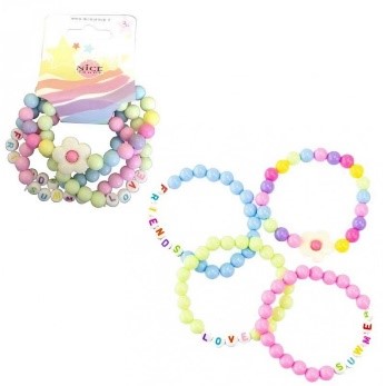 LOVE SUMMER FRIENDS BRACCIALE 4 PZ.