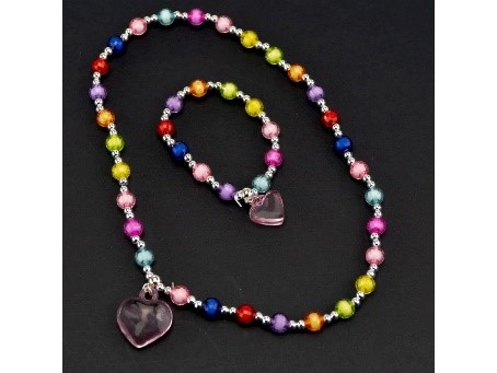 COLORFUL HEARTH COLLANA E BRACCIALE