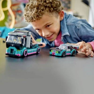 LEGO CITY GREAT VEHICLES - AUTO DA CORSA E TRASPORTATORE - 60406