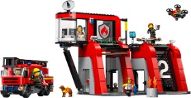 LEGO CITY FIRE - CASERMA DEI POMPIERI E AUTOPOMPA - 60414