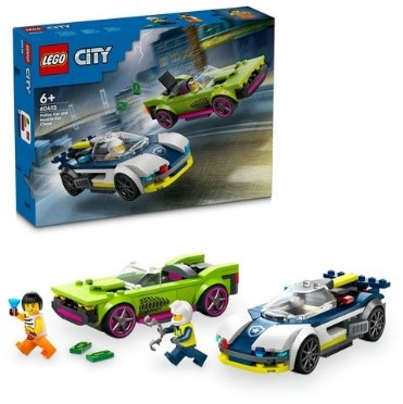 LEGO - CITY POLICE - INSEGUIMENTO DELLA MACCHINA DA CORSA - 60415