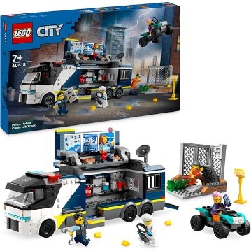 LEGO CITY POLICE - CAMION LABORATORIO MOBILE DELLA POLIZIA - 60418