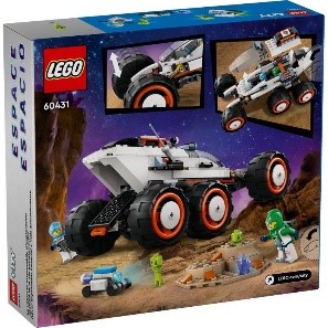 LEGO CITY SPACE - ROVER ESPLORATORE SPAZIALE E VITA ALIENA - 60431