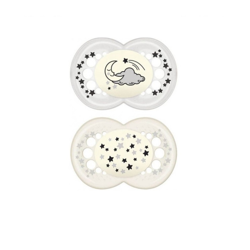 SUCCHIETTI ORIGINAL NIGHT 6+, SILICONE, CONF, DOPPIA, NEUTRO