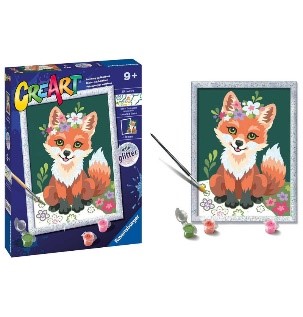 CREART SERIE D CLASSIC - VOLPE CON I FIORI