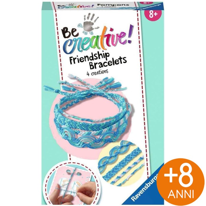 BE CREATIVE MINI: BRACCIALETTI DELL'AMICIZIA