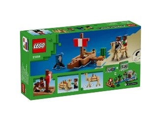 LEGO MINECRAFT - IL VIAGGIO DEL GALEONE DEI PIRATI - 21259
