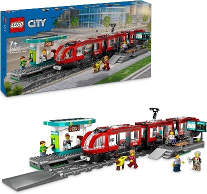 LEGO CITY TRAINS - TRAM E FERMATA DEL TRAM - 60423