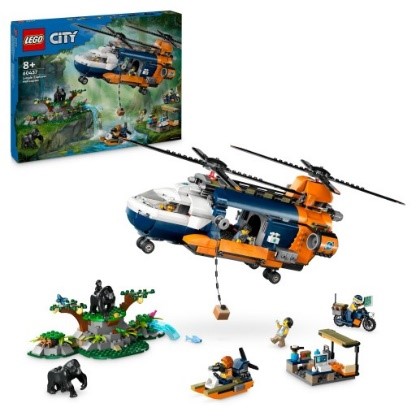 LEGO CITY EXPLORATION - ELICOTTERO DELLESPLORATORE DELLA GIUNGLA - 60437