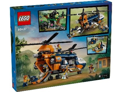 LEGO CITY EXPLORATION - ELICOTTERO DELLESPLORATORE DELLA GIUNGLA - 60437