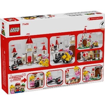 LEGO SUPER MARIO - BATTAGLIA CON ROY AL CASTELLO DI PEACH - 71435