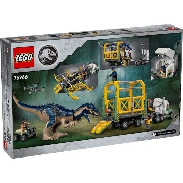 LEGO JURASSIC WORLD - MISSIONE DINOSAURO: CAMION DI TRASPORTO DELLALLOSAURO - 7