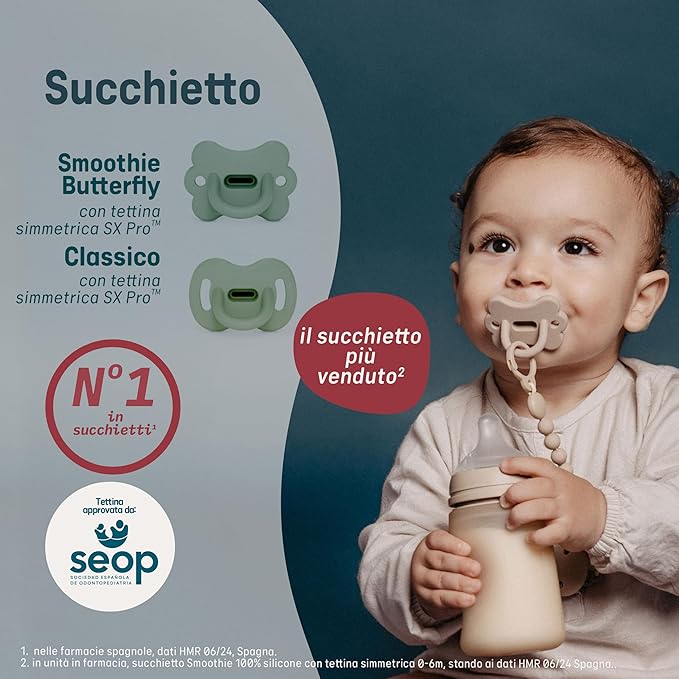 C.ESS SUCCH SILICONE FISIO SXPRO 6/18 AZZURRO - NEW