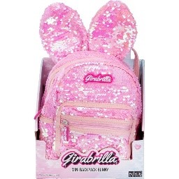 GIRABRILLA BUNNY BACKPACK LIGHT PINK