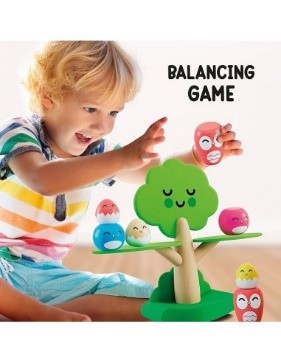 MONTESSORI BABY WOOD TREE BALANCING