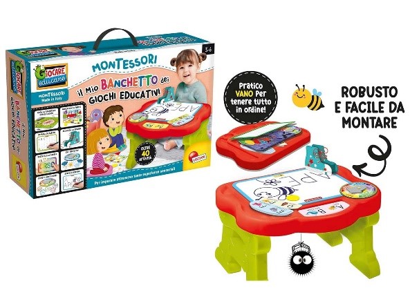 MONTESSORI IL MIO BANCHETTO DEI GIOCHI EDUCATIVI