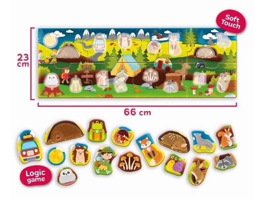 CAROTINA BABY PUZZLE PANORAMA  THE WOOD