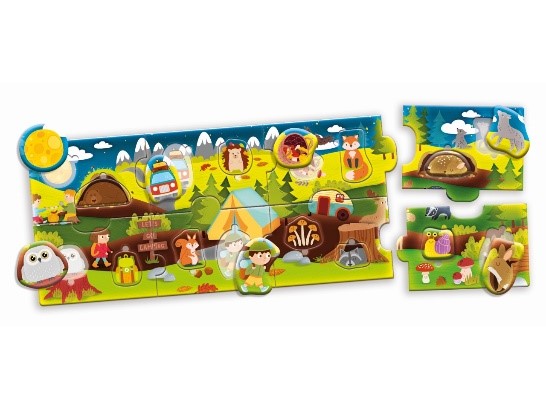 CAROTINA BABY PUZZLE PANORAMA  THE WOOD