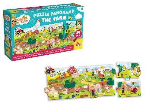 CAROTINA BABY PUZZLE PANORAMA  THE FARM